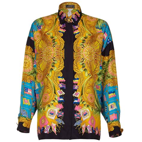 gianni versace silk shirt replica|Versace Silk Shirt .